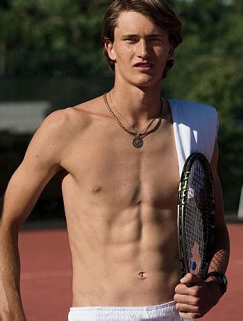 alexander zverev nude|Male Tennis Player Shirtless